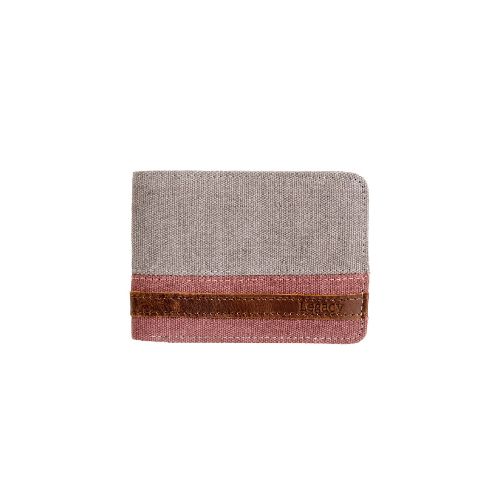 BILLETERA CANVAS BICOLOR - Gris