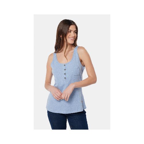 MUSCULOSA LISA - Azul