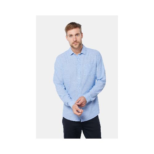 CAMISA DE LINO - Azul