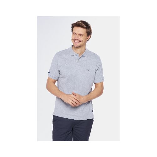 REMERA POLO LISA - Gris