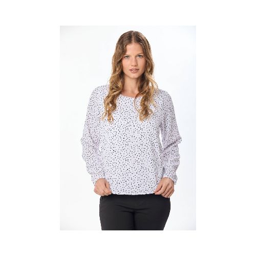 BLUSA ESTAMPADA CLÁSICA - Burbujas