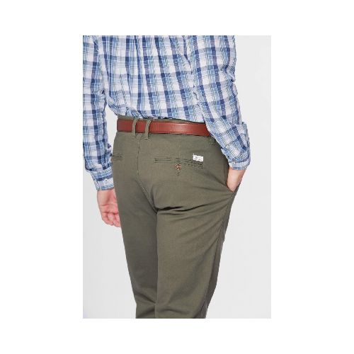 PANTALÓN SPANDEX SLIM FIT - Verde