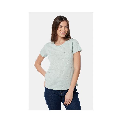 REMERA LISA CON PECAS - Menta