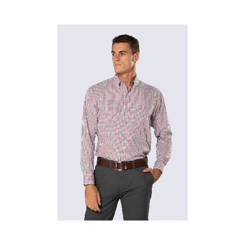 CAMISA A CUADROS - Rojo