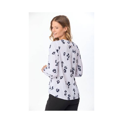 BLUSA ESTAMPADA CLÁSICA - Tulipan