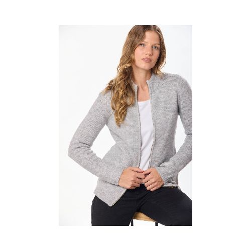 CAMPERA TEJIDA - Gris