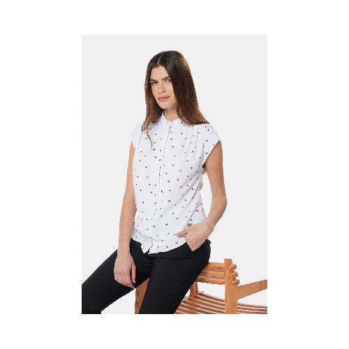 BLUSA MANGA CORTA - Flores