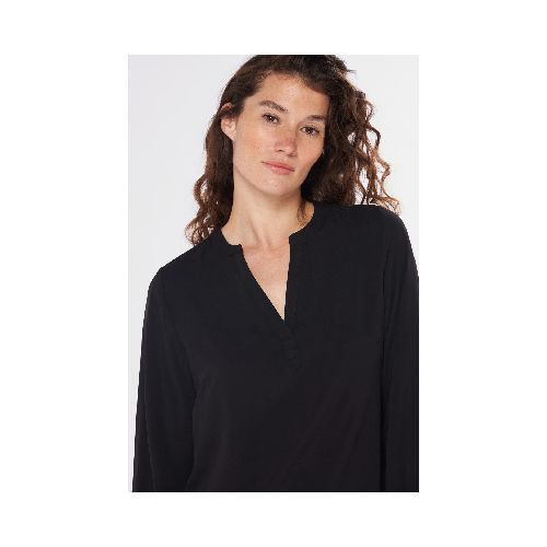 BLUSA MANGA LARGA - Negro