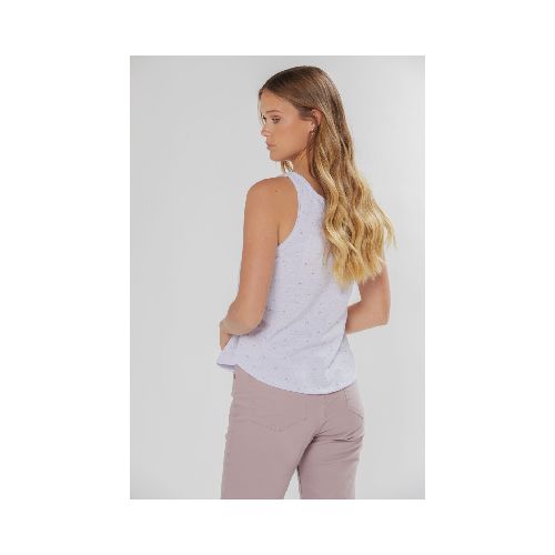 MUSCULOSA CON BOTONES - Blanco