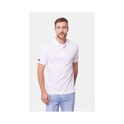 REMERA POLO LISA - Blanco