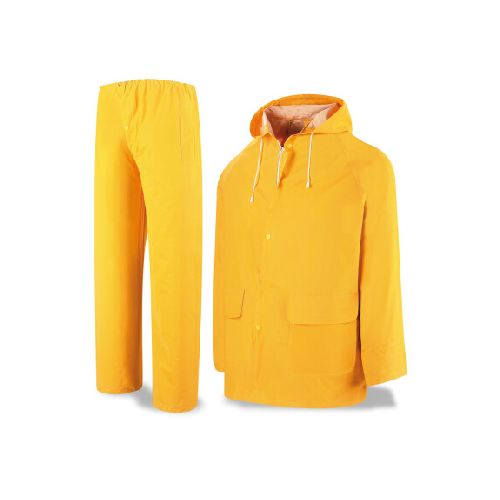 EQUIPO DE LLUVIA NYLON AMARILLO TALLE M PAULISTA ++