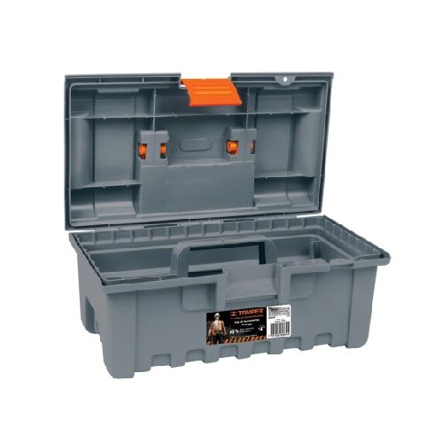 CAJA HERRAMIENTAS (35X20X16) POLIPROPILENO GRIS TRUPER CHA-14G