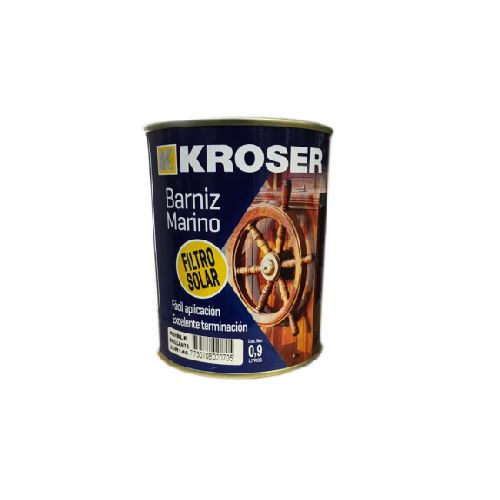 BARNIZ KROSER CAOBA BRILLANTE C/FLTRO SOLAR 0.90L ++