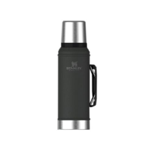 TERMO CON TAPON CEBADOR 940ML NEGRO STANLEY ++