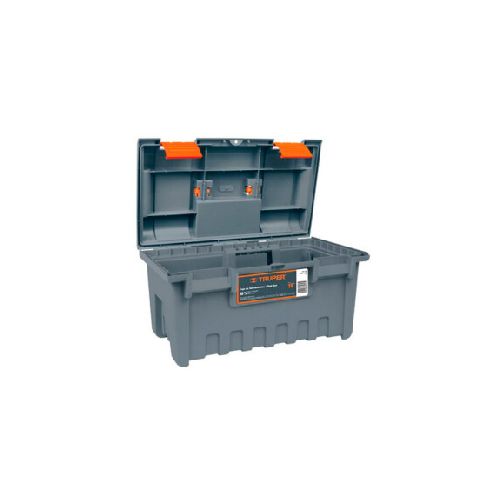 CAJA HERRAMIENTAS (48X27X25) POLIPROPILENO GRIS TRUPER CHA-19G