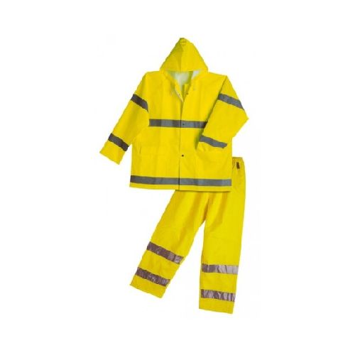 EQUIPO DE LLUVIA AMARILLO C/BANDA REFLECTIVA TALLE XXXL PAULISTA ++