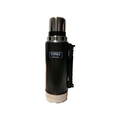 TERMO ACERO INOXIDABLE SUPER PREMIUM 1.2L NEGRO COMET ++