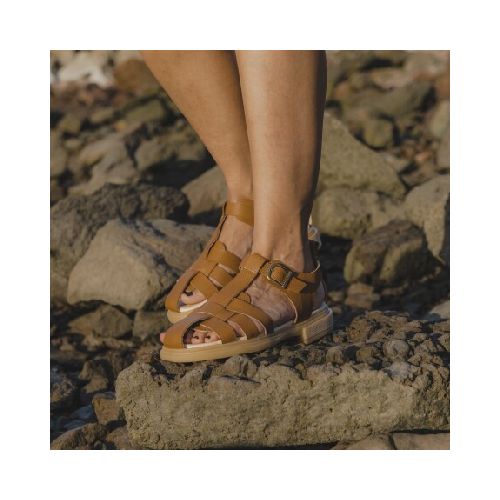 SANDALIAS VENET - CUERO NEREA - MARRON