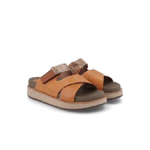 SANDALIAS VENET - CUERO DAJO - MARRON