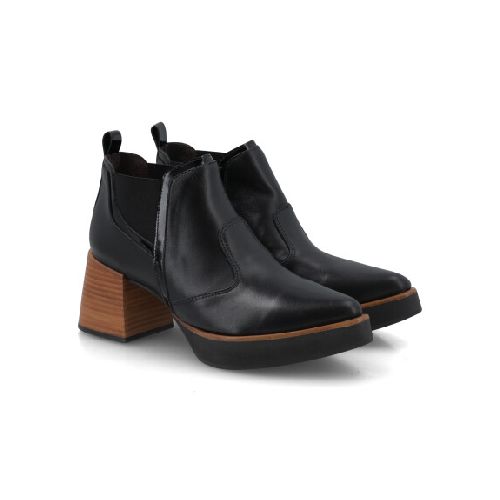 BOTA VENET - CUERO NINA - NEGRO