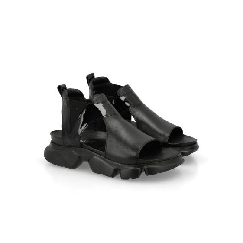 SANDALIAS VENET - CUERO EMI - NEGRO