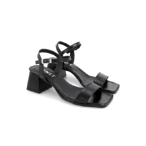 SANDALIAS VENET - CUERO ARAPY - NEGRO