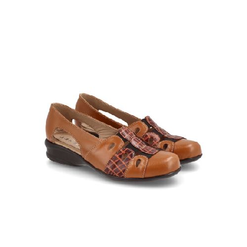 SANDALIAS VENET - CUERO TRITTA - MARRON