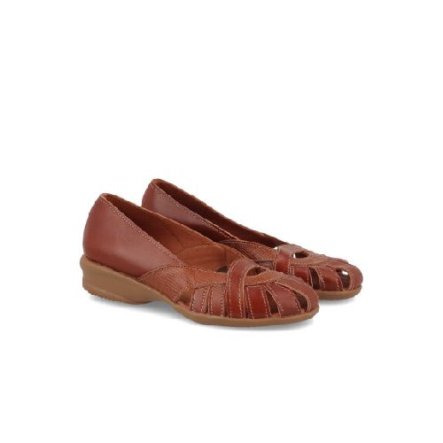 SANDALIAS VENET - CUERO BELLANCO - MARRON