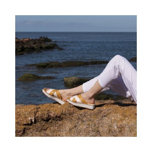 SANDALIAS VENET - CUERO DELMARE - BEIGE