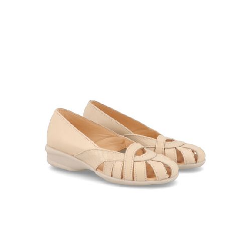 SANDALIAS VENET - CUERO BELLANCO - BEIGE