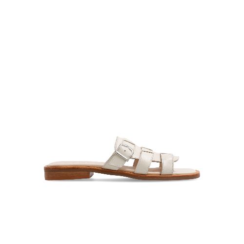 SANDALIAS VENET - CUERO NOVITA - BLANCO