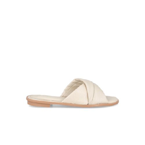 SANDALIAS VENET - CUERO AMANI - BLANCO