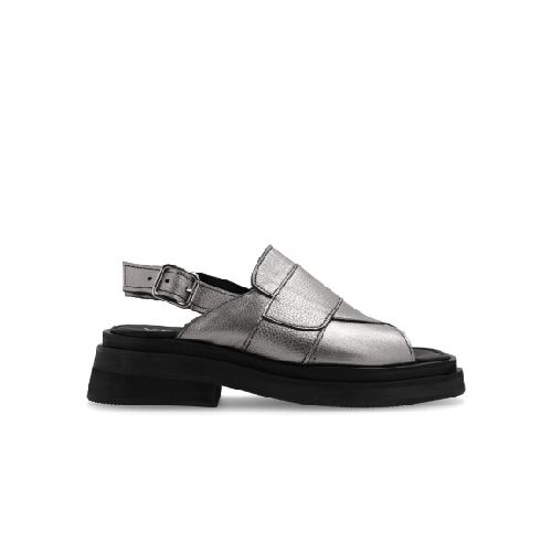 SANDALIAS VENET - CUERO PRONI - PLATEADO