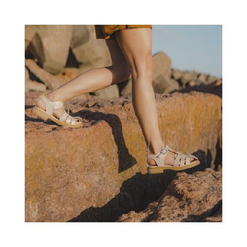 SANDALIAS VENET - CUERO NEREA - BEIGE