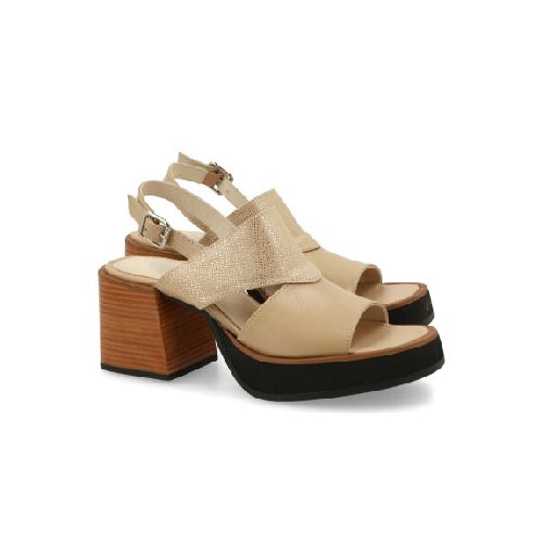 SANDALIAS VENET - CUERO BREST - BEIGE