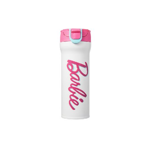 Vaso acero Barbie 420ml - blanco