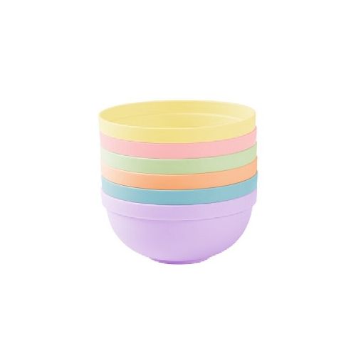 Bowl color pastel 6pcs