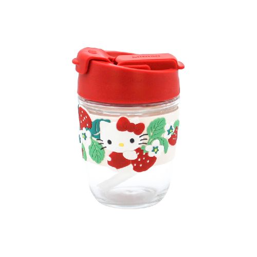 Vaso con tapa Sanrio 350ml - Hello kitty