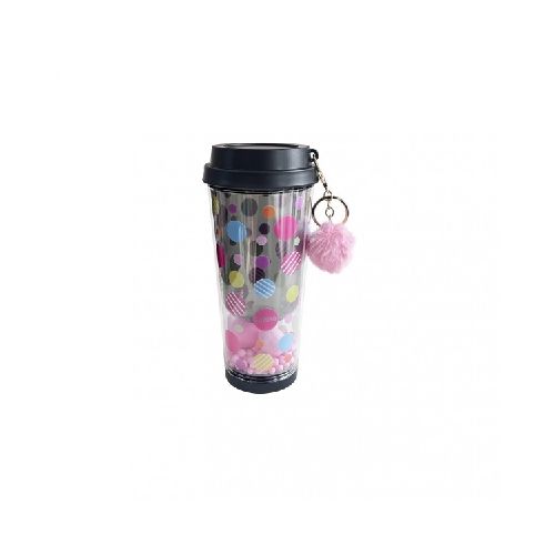 Vaso con tapa DOTS 720ml