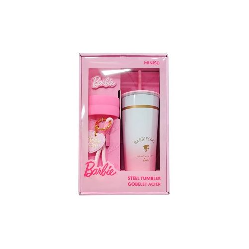 Vaso con llavero Barbie 800ml