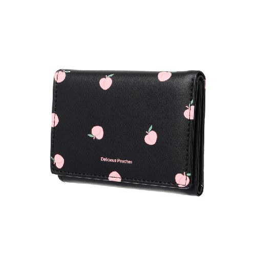 Billetera peach - negro