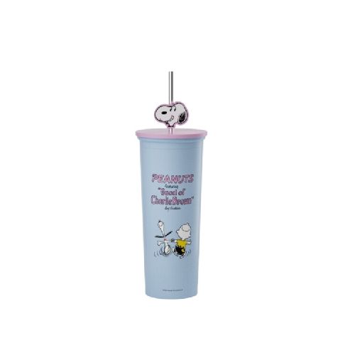 Vaso Snoopy 800ml - celeste