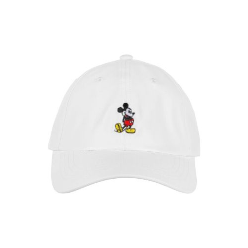 Gorro de sol bordado Mickey Mouse - Blanco