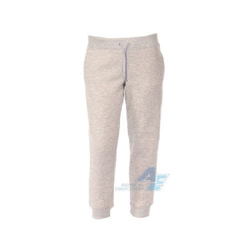 Pantalón de felpa con puño adulto - Gris