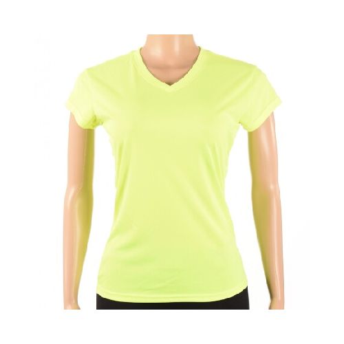 Remera Dry Fit Dama - amarillo fluor