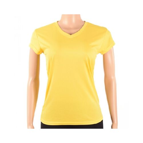 Remera Dry Fit Dama - Amarillo