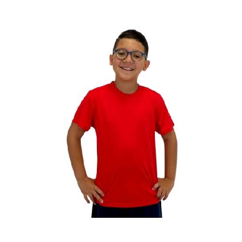 Remera Dry Fit Niño - Rojo