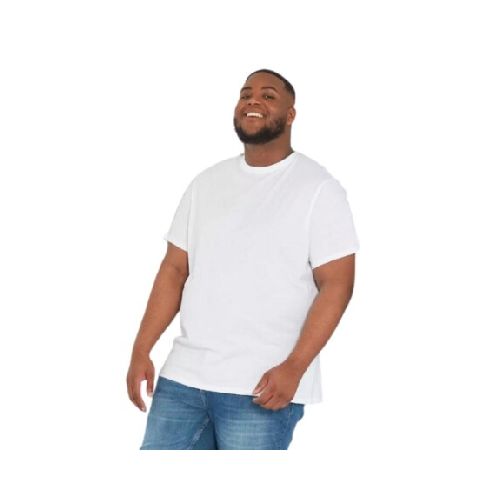 Camiseta Básica Plus Talles Especiales - blanco