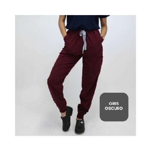 Pantalón elastizado con puño ARGON - Gris Oscuro