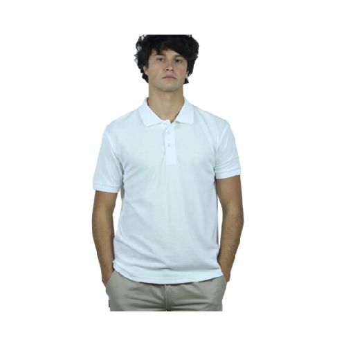 Remera Polo Premium - Blanco